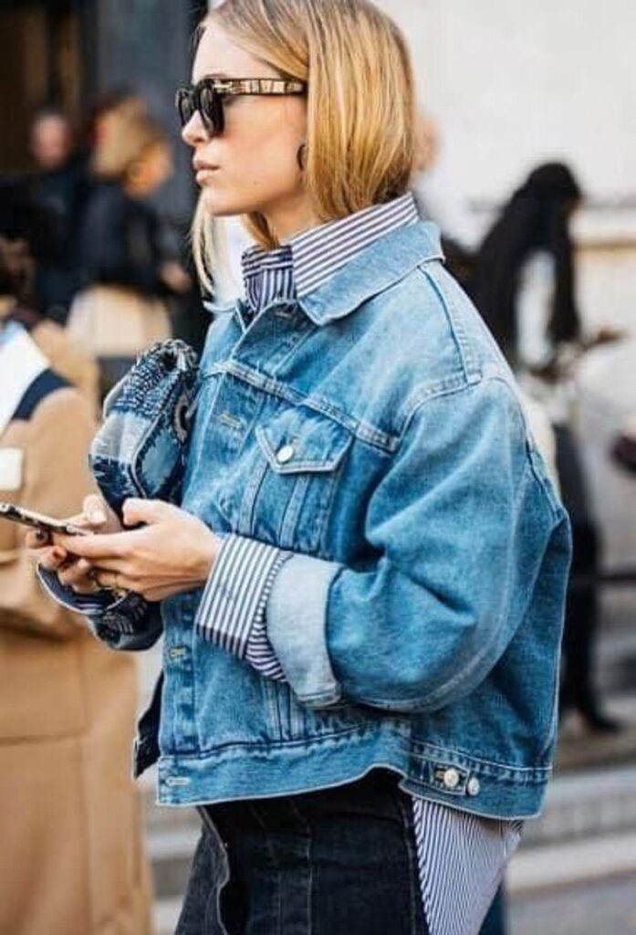 Chaqueta de jeans clásica
